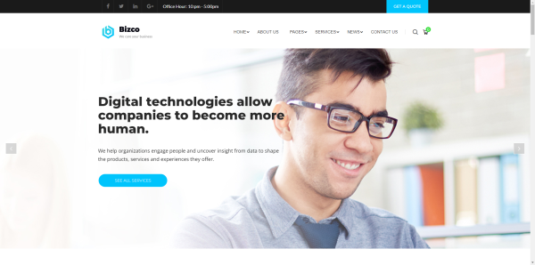 Bizco - Business Consulting HTML Template