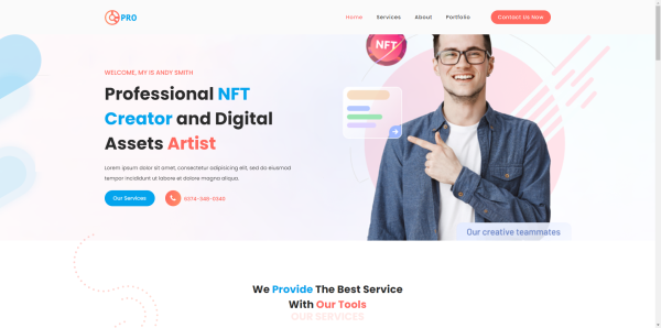 Artistry - Creative Portfolio HTML Template