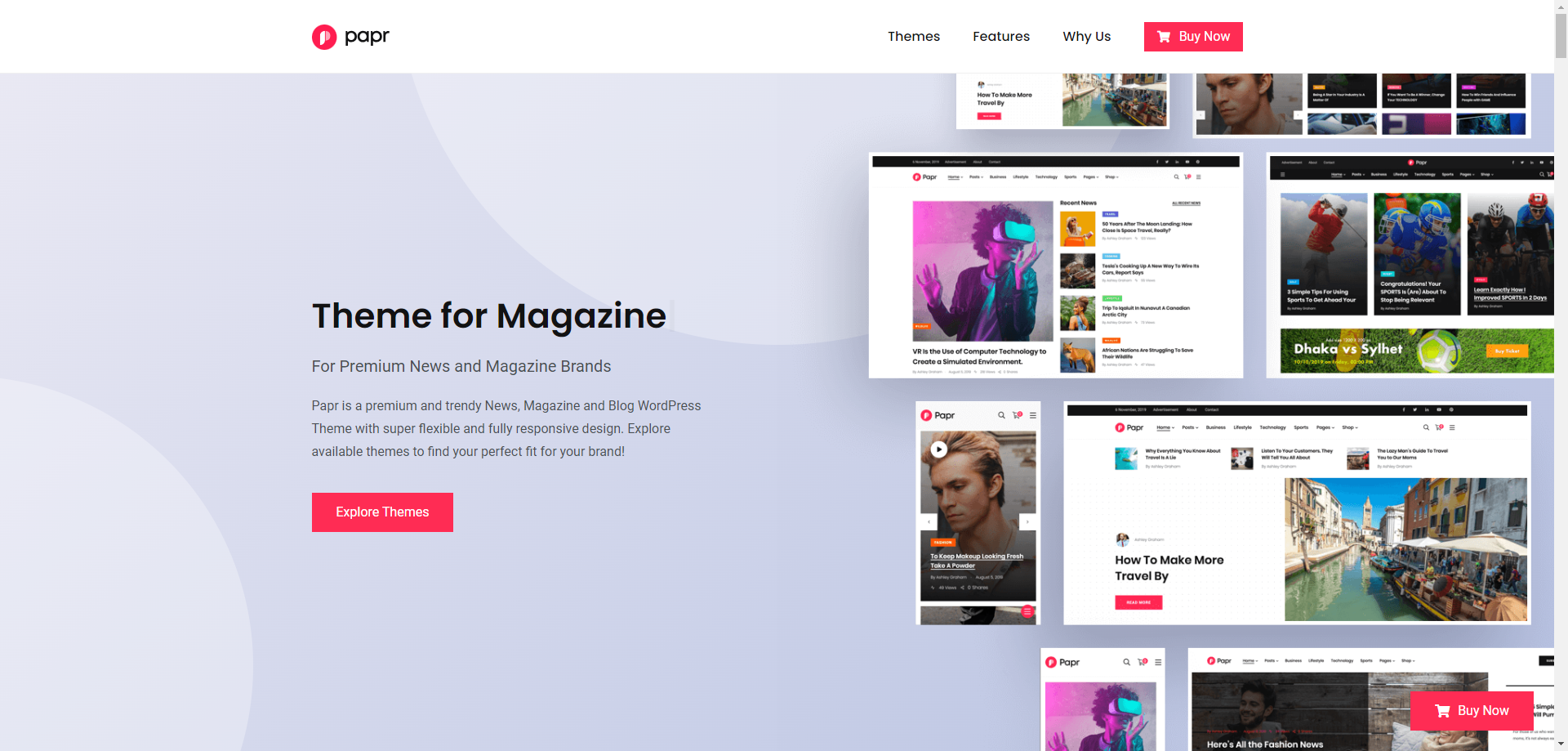 Papr - News & Magazine Template