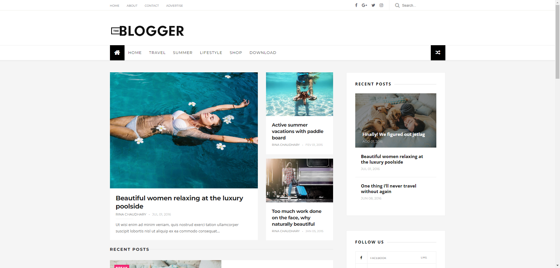 TheBlogger - Personal Blog HTML Template
