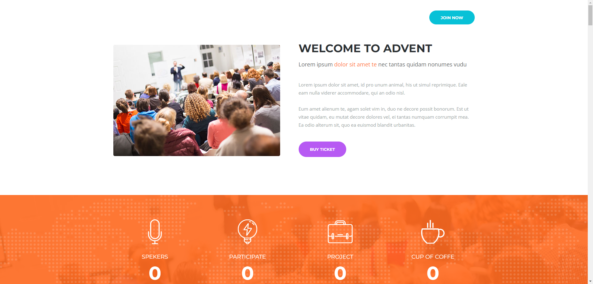 Advent - Corporate Business HTML Template